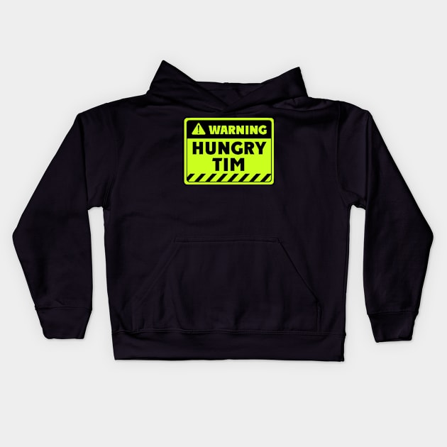 hungry Tim Kids Hoodie by EriEri